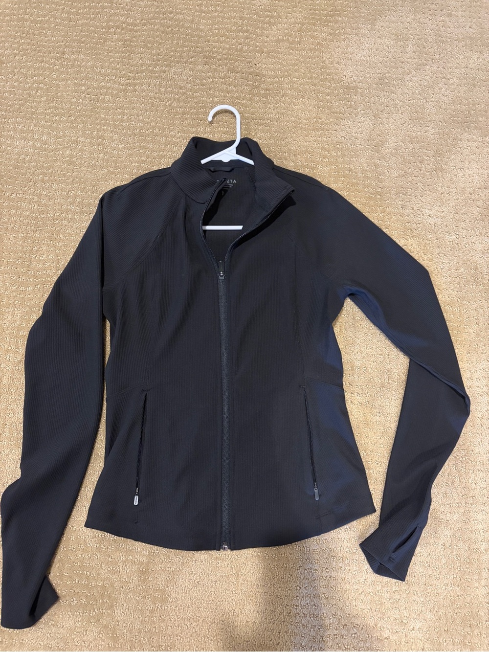Athleta Black Full-Zip Performance Jacket